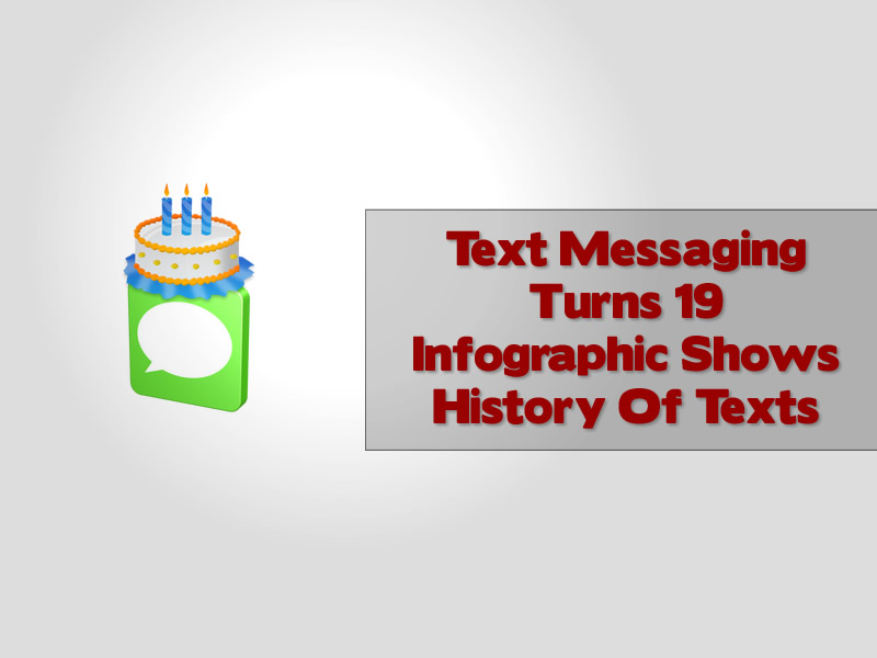 Text Messaging Turns 19 Infographic Shows History Of Texts